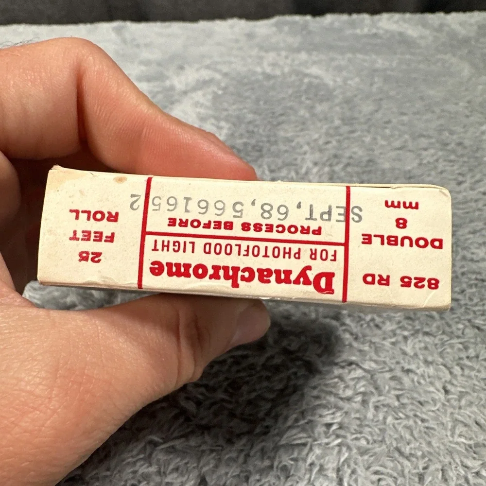 VTG Dynachrome Double 8MM Roll Camera Film For A Photoflood Light 1968 25' Roll
